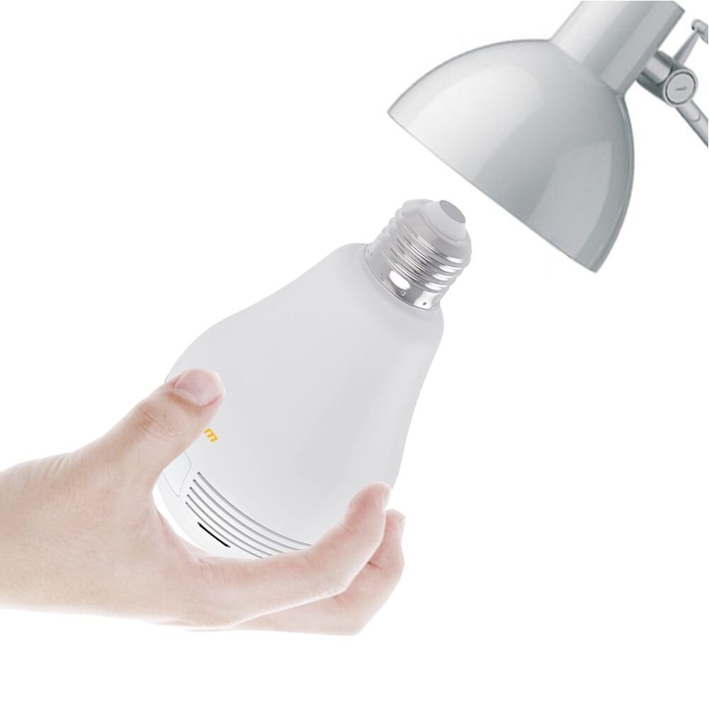 LED電球型カメラなら誰にもバレずに360度を監視