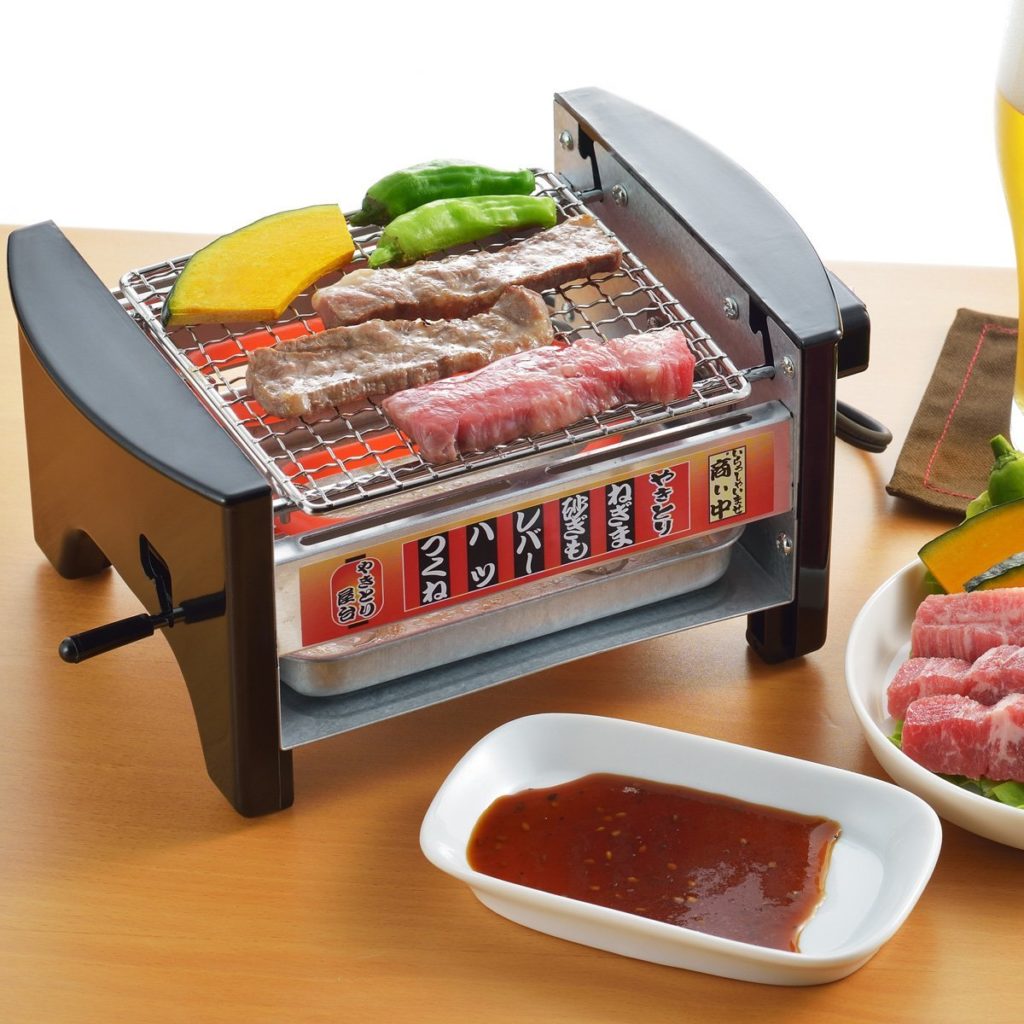 卓上焼き鳥コンロで毎晩自宅が居酒屋に!