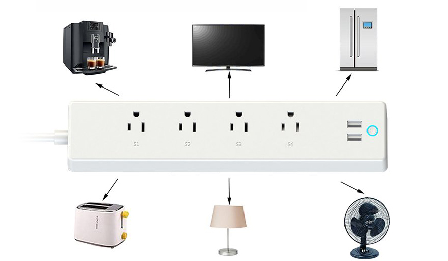 アナログ家電すべての電源を制御できるスマートコンセント