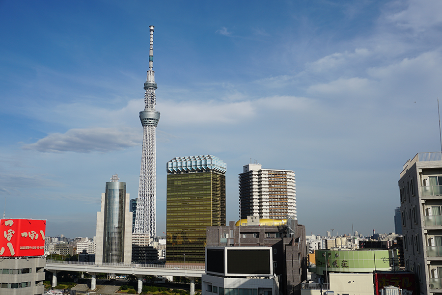 東京スカイツリーをバックに記念撮影できるのはここ！