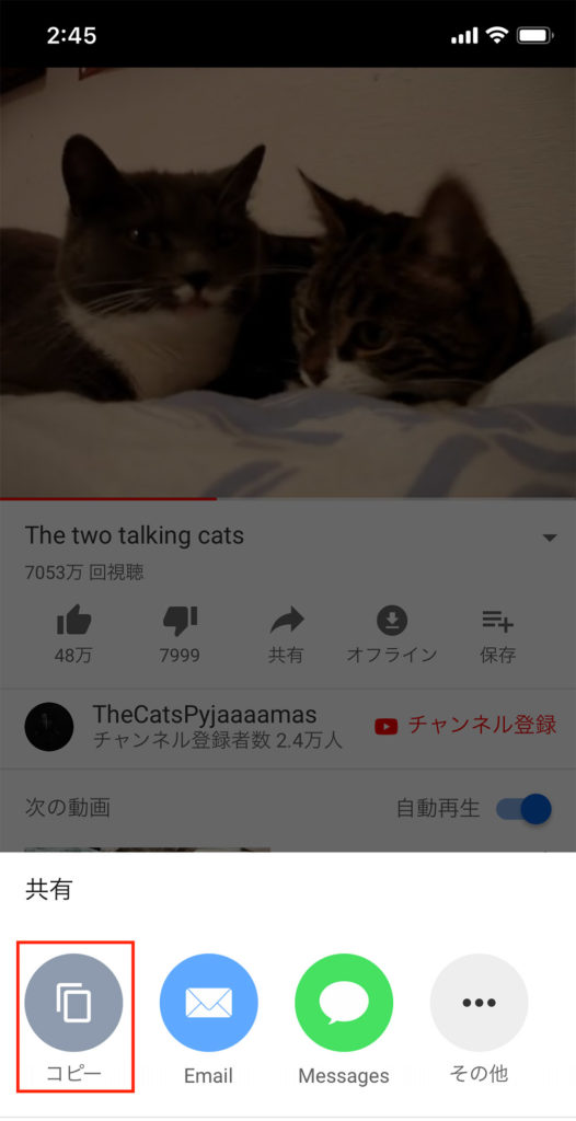 iPhoneだけで『YouTube』の動画をダウンロードしたい！