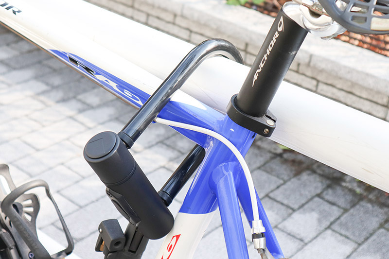 自転車も指紋認証で即解錠できるサンコーの「ユービーロック」が安心！
