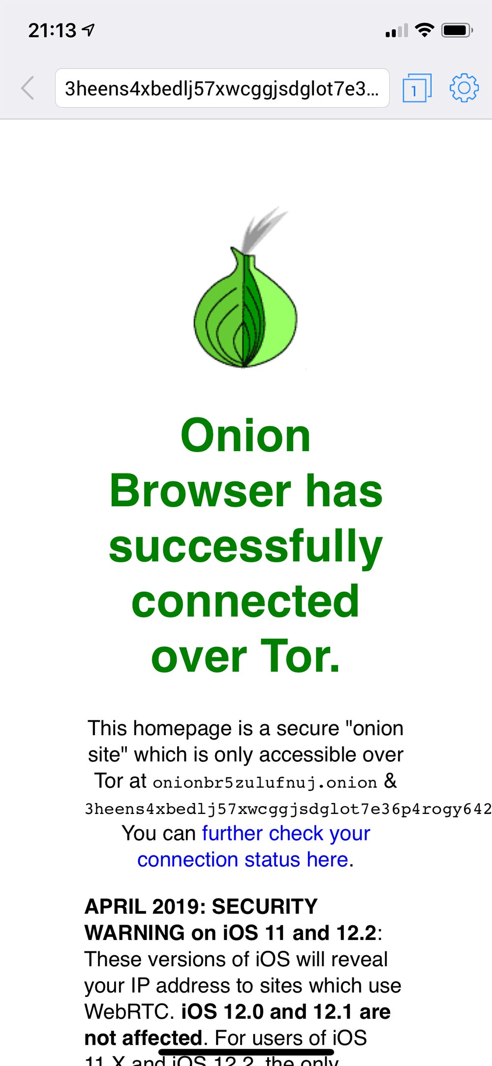 Iphoneなら Onion Browser を使う Otona Life オトナライフ Part 2