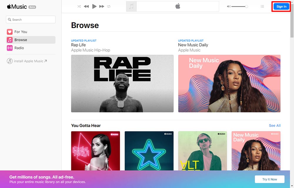 「Apple Music」をパソコンなどのWebブラウザで聴く方法！　ベータ版の提供を開始