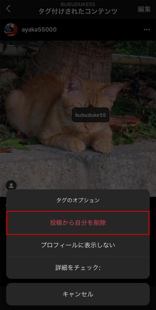 インスタグラム(Instagram)で勝手にタグ付けされたときの削除方法