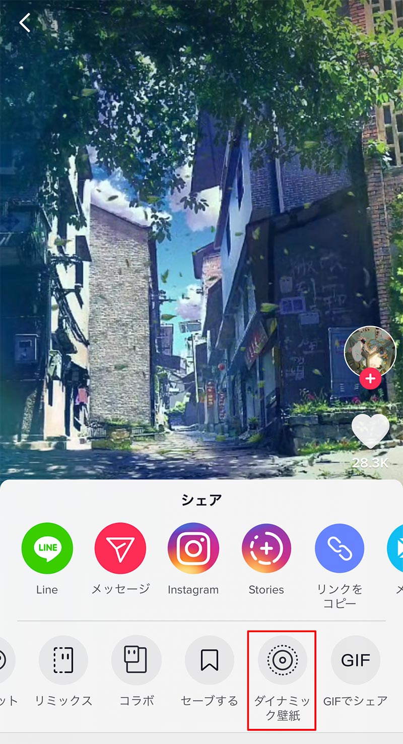 壁紙が動く Tiktok ティックトック のダイナミック壁紙を保存 設定する方法 Otona Life オトナライフ