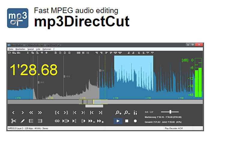 Windows Mac 無料で使えるmp3の編集におすすめのフリーソフト Mp3directcut Otona Life オトナライフ Part 5