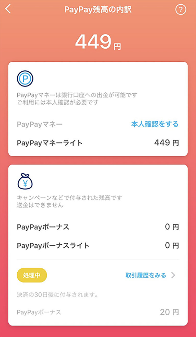 Paypay マネー ライト と は