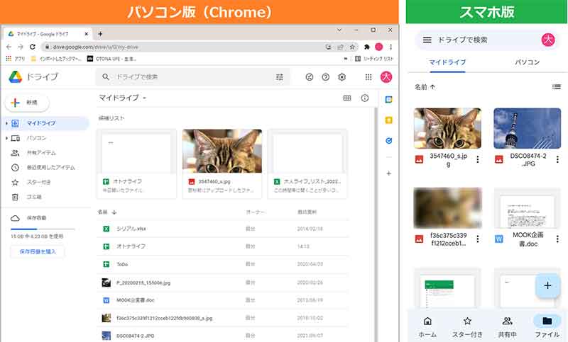 GoogleドライブはとにかくUIが使いやすい1