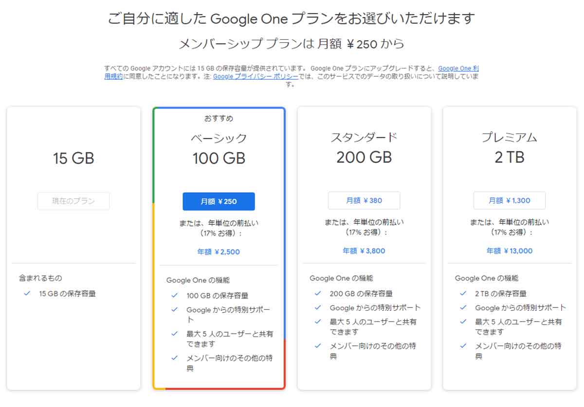 Googleドライブの容量を確認する方法と増やす方法2