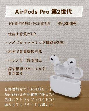 AirPods Pro2をわかりやすく解説