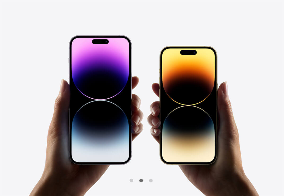 iPhone 14 Proは新色のディープパープルを合わせて全4色
