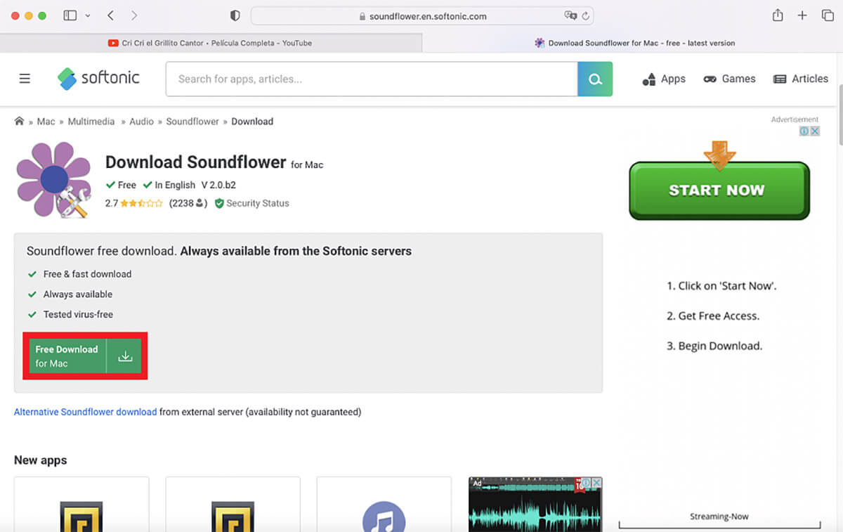 【方法③】Soundflowerを使って音声付きで録画/収録1