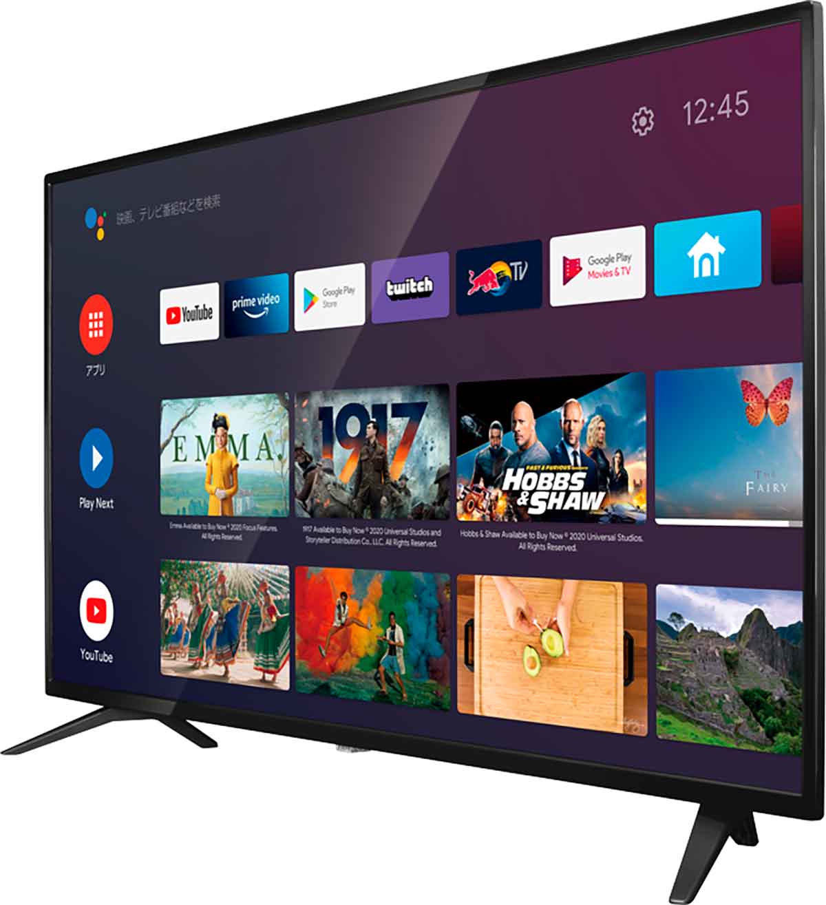 ドン・キホーテが2021年12月に発売した「AndroidTV 機能搭載チューナーレス スマートテレビ」