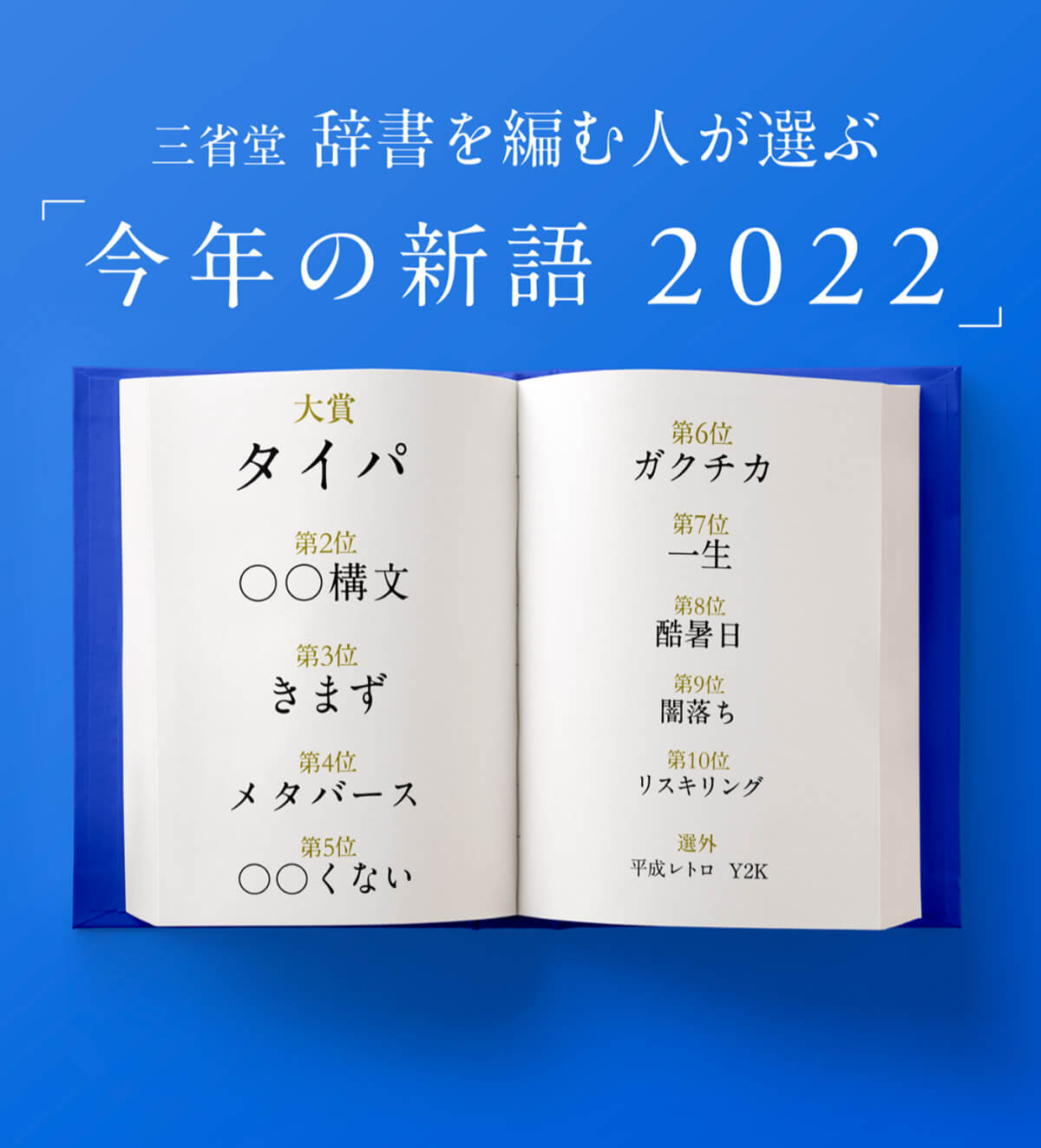 三省堂 辞書を編む人が選ぶ『今年の新語2022』選考発表会