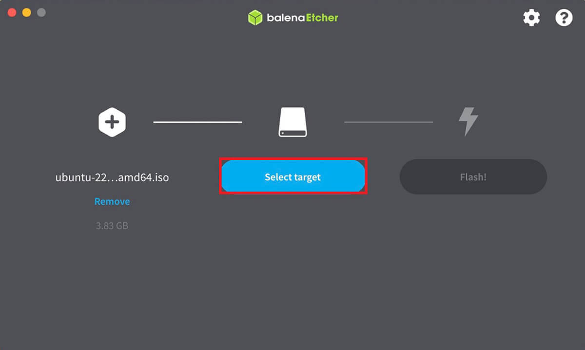 【手順③】Etcherを使ってUbuntuのOSイメージをUSBに書き込み10