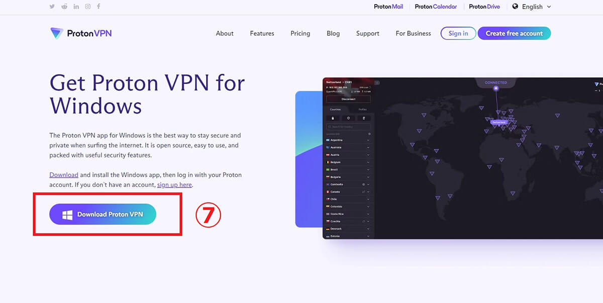 ProtonVPNの使い方 | 無料版の登録からインストール、接続まで7