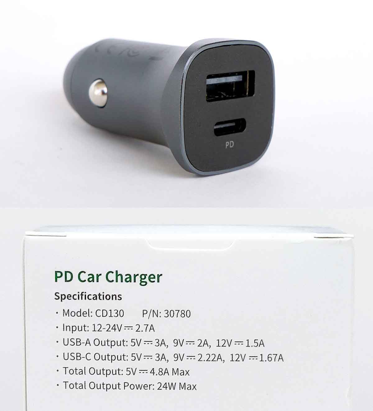 UGREEN「PD Car Charger」2