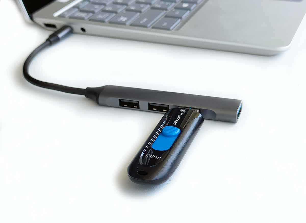 ダイソー薄型USB-Cハブ（USB4ポート）のスピードテスト5