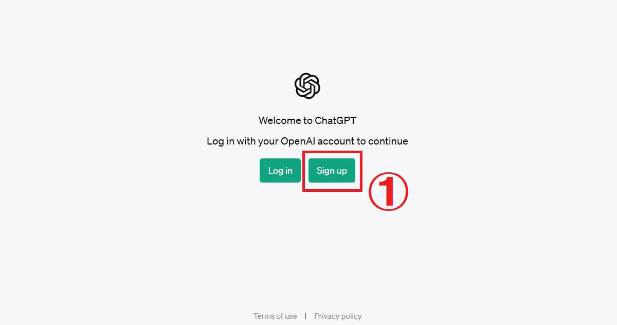 ChatGPTへの登録方法1