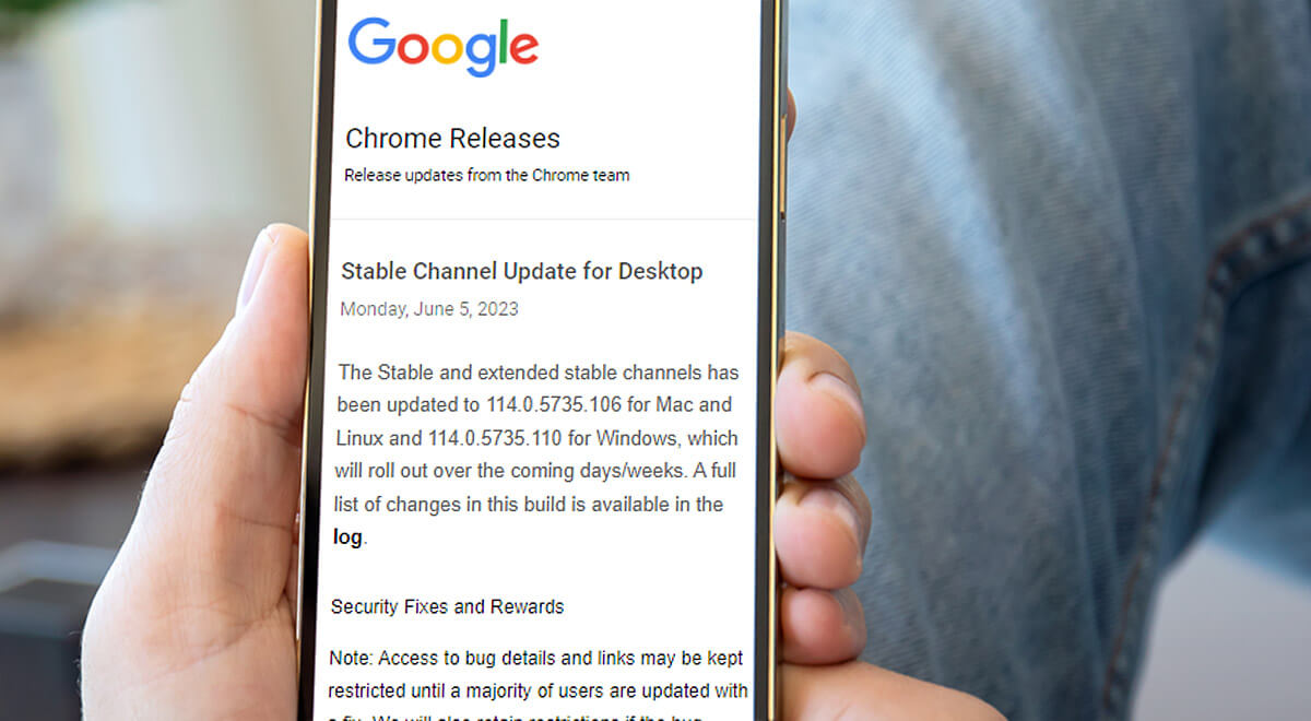 「Google Chrome 114」脆弱性をついた攻撃が発生している