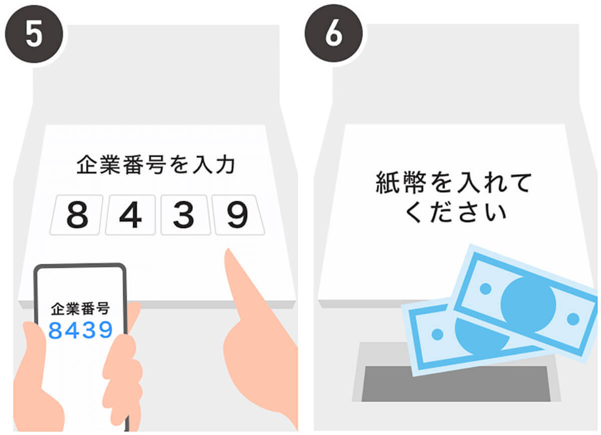 セブン銀行・ローソン銀行のATMを利用したチャージ方法3