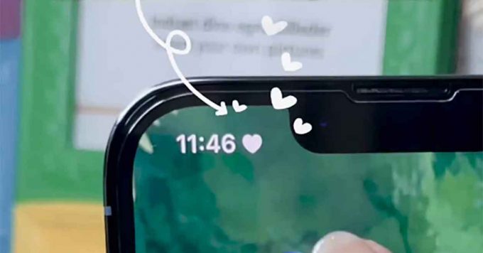 How to Display Heart Sign Next to Clock on iPhone Home Screen – Create Your Own!  – The life of Otona