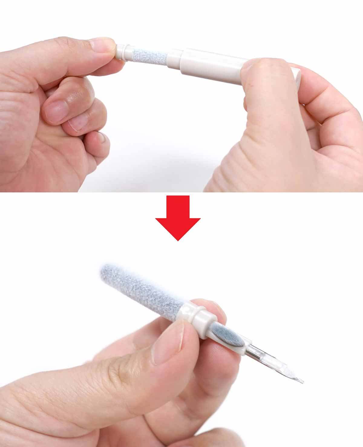AirPodsのお手入れには3COINSの「クリーニングペン」が最適4