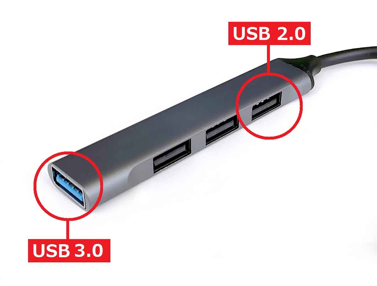USBは規格ごとに電源供給や転送速度がかなり違う！1