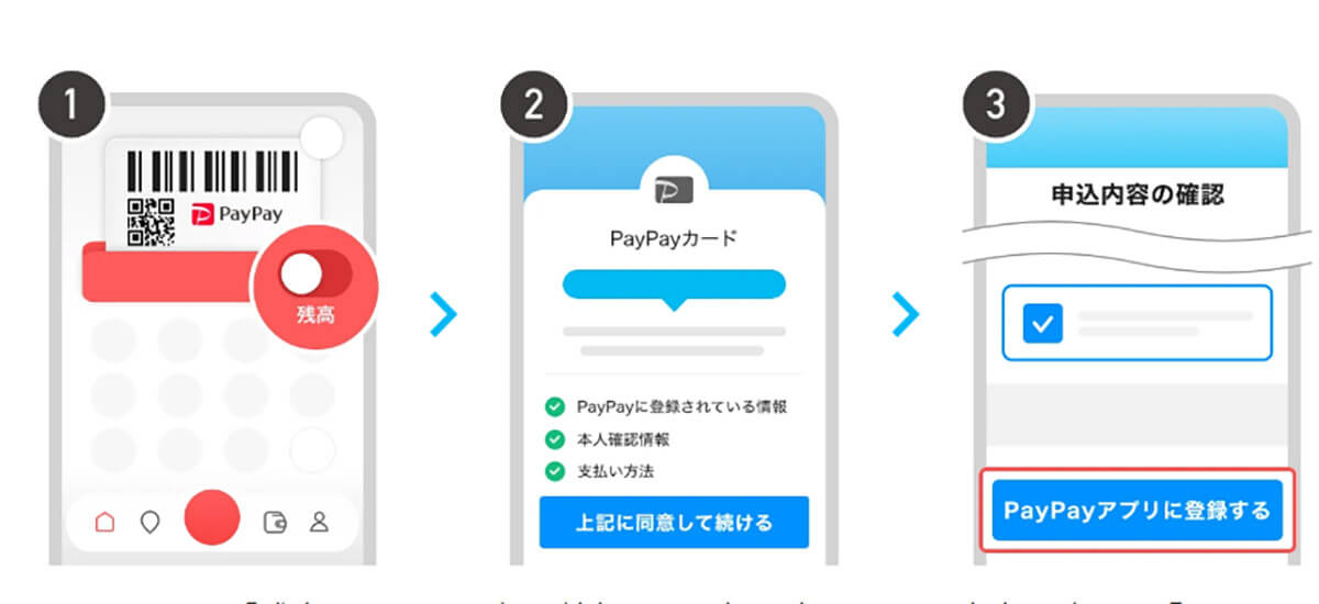 PayPayカードとPayPayを連携1