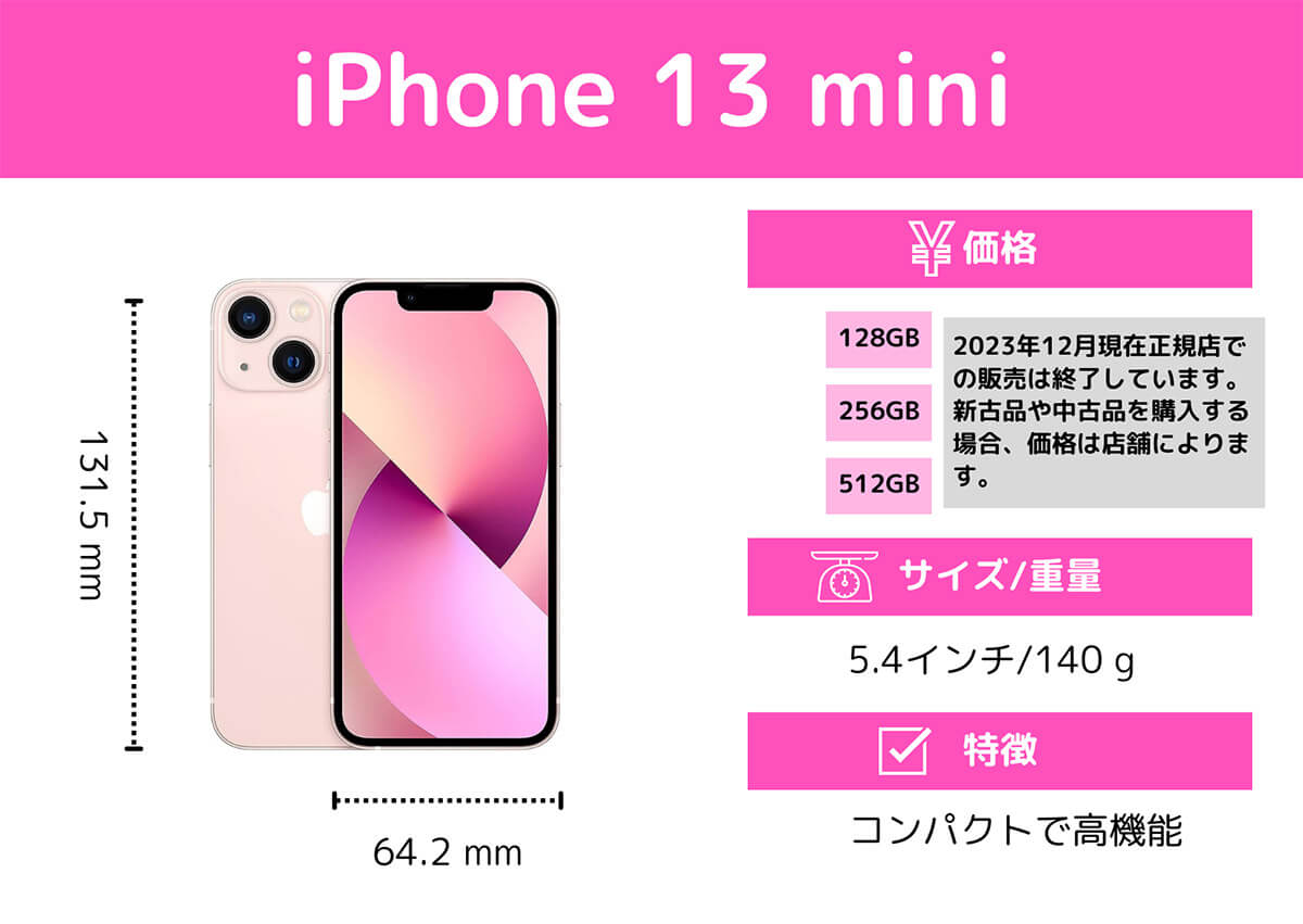 【小型】iPhone 13 mini