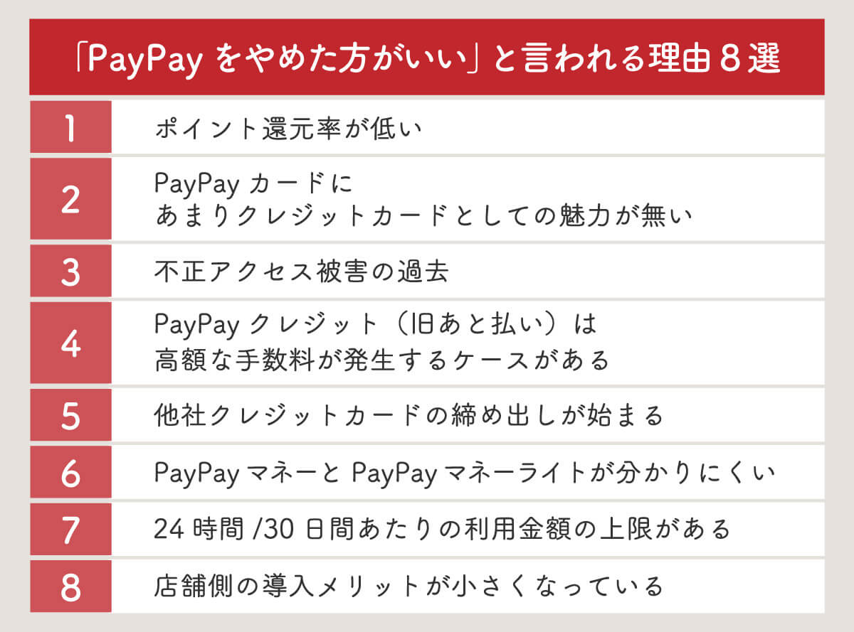 「PayPayをやめた方がいい」と言われる理由8選1