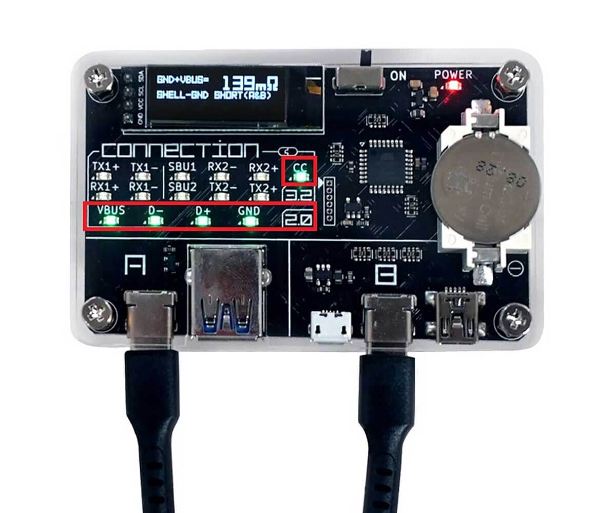 Type-C充電通信ケーブル50cm（Type-C、PD対応）