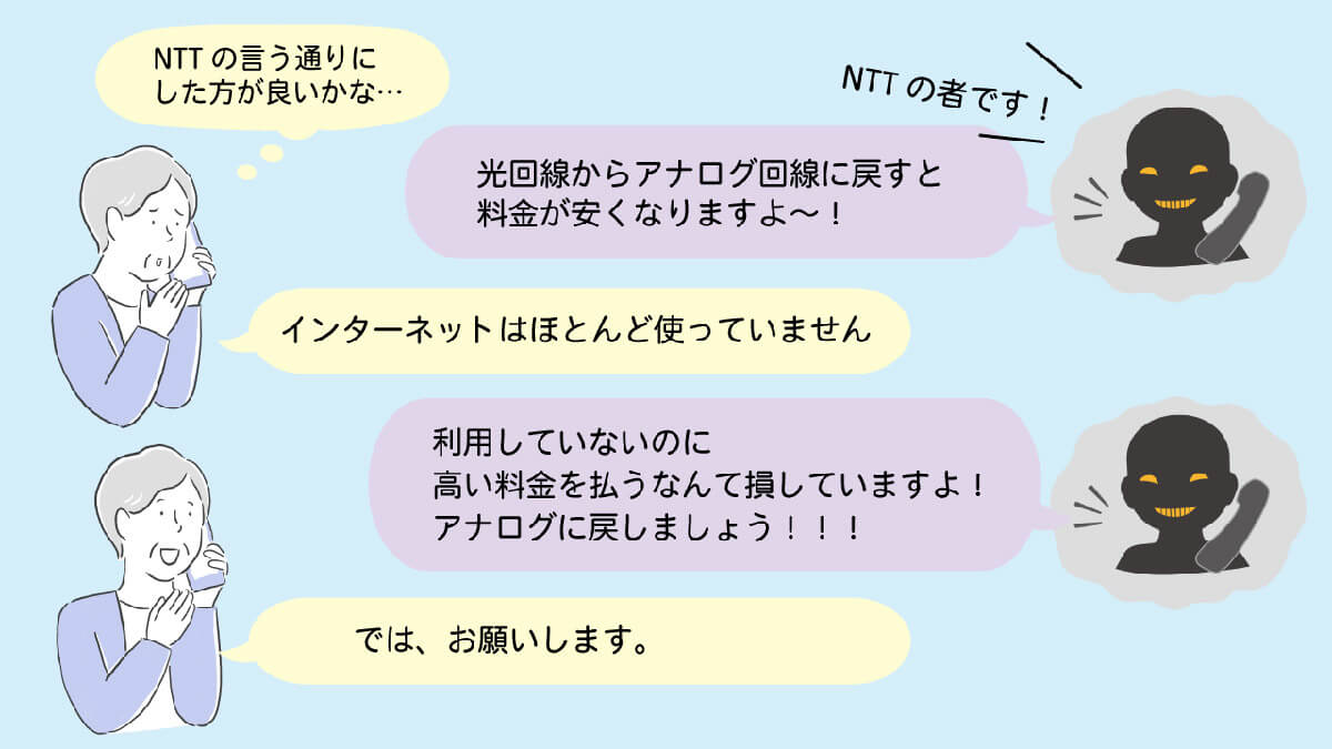 電話回線のアナログ戻しとは？1