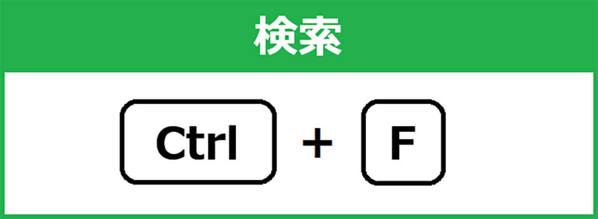 検索[Ctrl＋F]