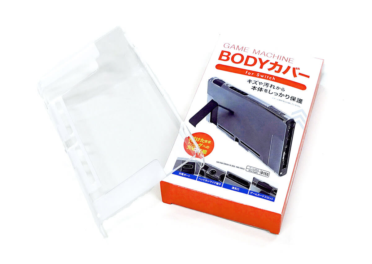 GAME MACHINE BODYカバー for Switch【ダイソー・110円】1