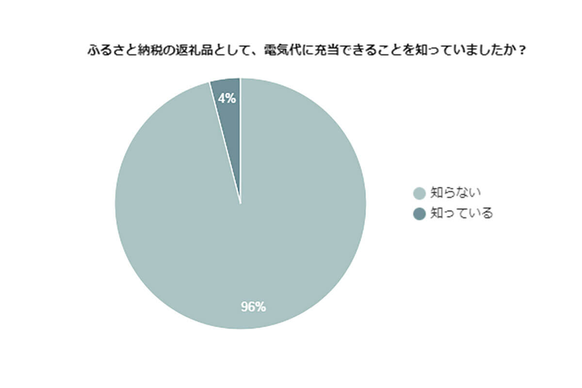 ふるさと納税の返礼品として電気代に充当できることを知っていたか？