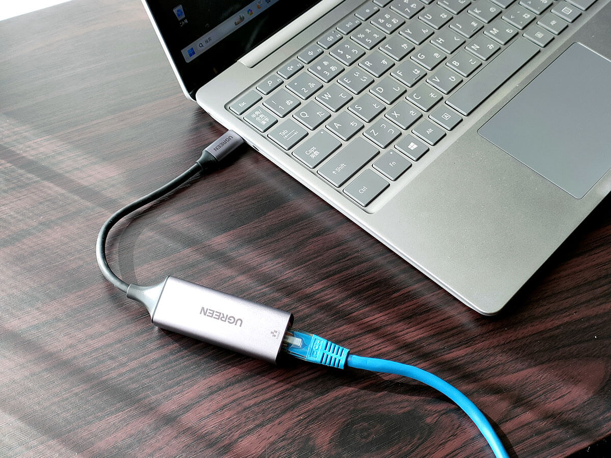 UGREEN「USB-C LAN有線LANアダプター」2