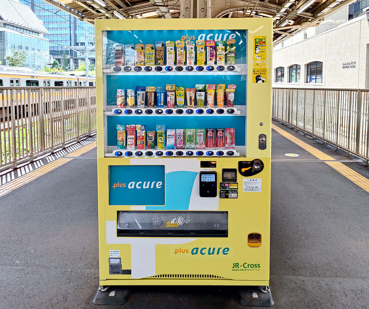 自動販売機「acure」