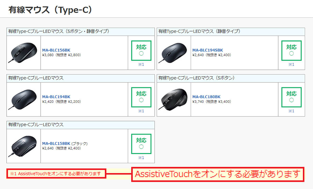 サンワサプライ「iPhone 15 アクセサリ対応表」